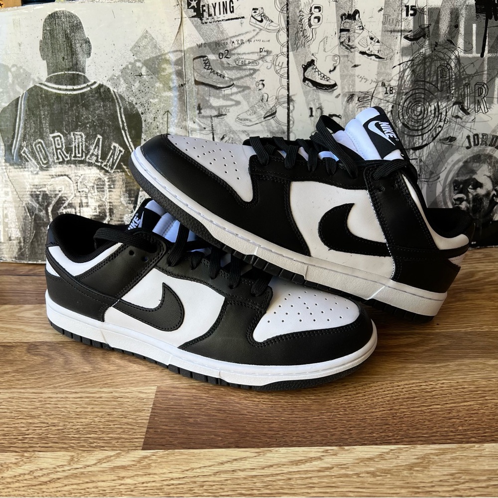 2023 Nike Dunk Retro Lows Black White Sneakers DD1391-100